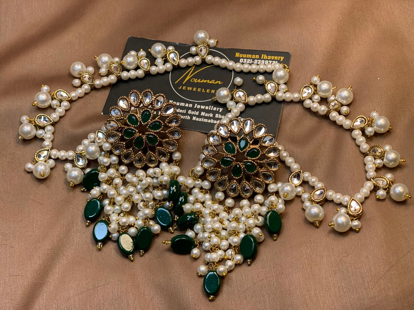 Handmade Kundan Earrings with Sahara