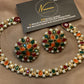 MultiColor Kundan Pearl Necklace Set