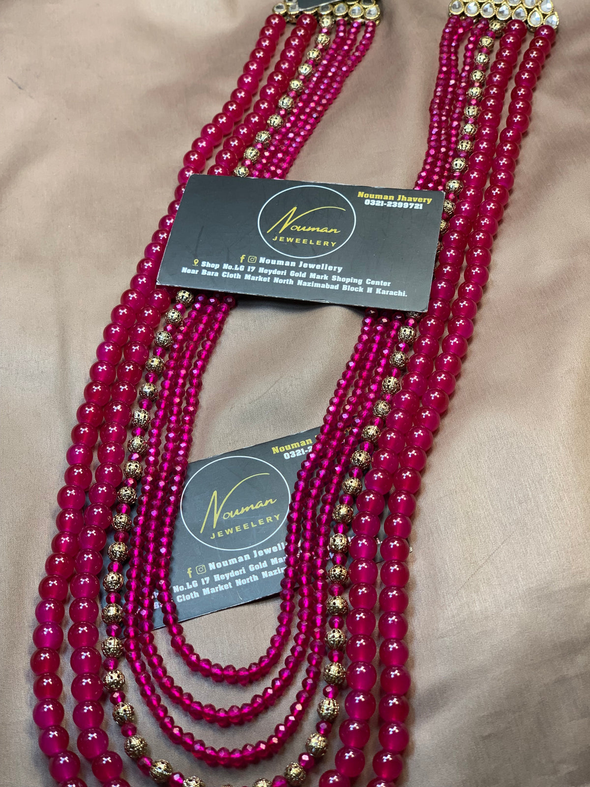 Exquisite 6 Layers Shoking Mala With Antique beats