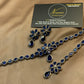 Royal Blue Floral Stone Jewellery Set