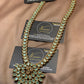 Elegant Mint Green Long Mala Pendant