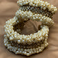 Royal Pearl Zircon Bracelet Fill with Pearls Gajjar