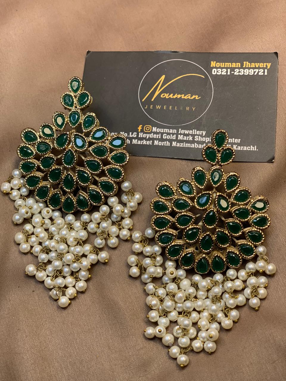 Royal Kundan Pearl Jhalar Earrings