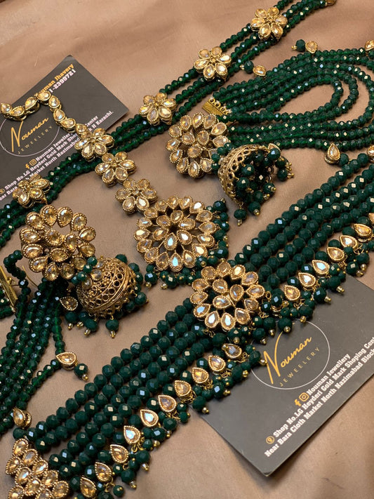 Kundun And pearl bridal Set