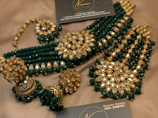 Bridal emerald set