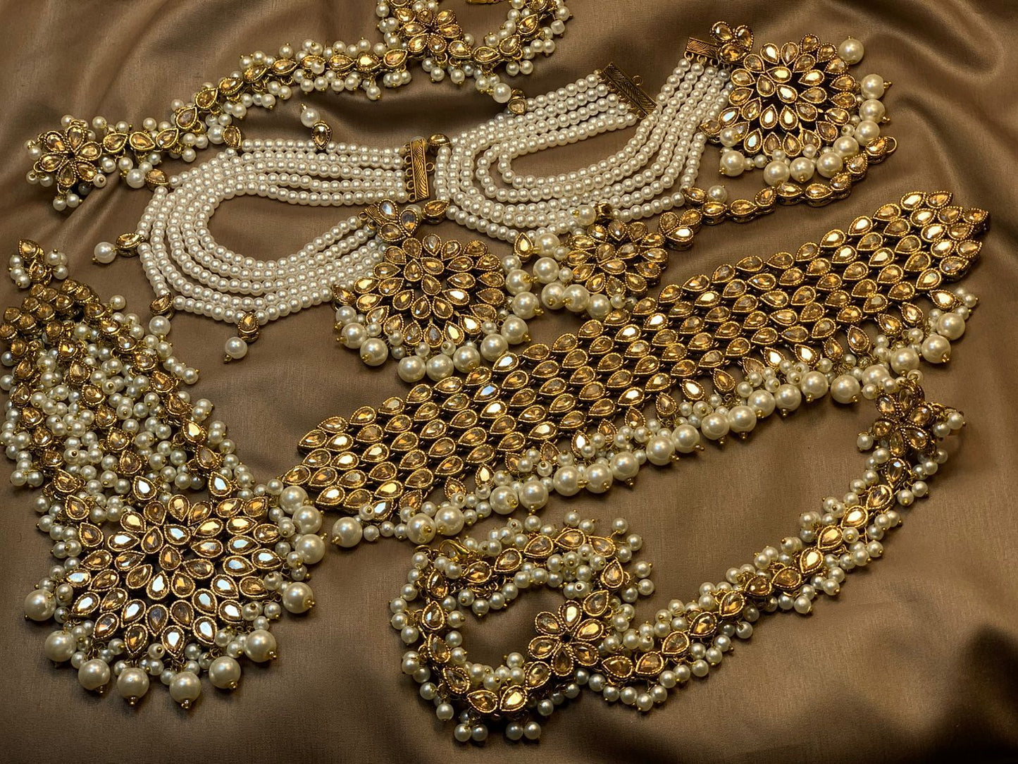 Zircon Pearl Bridal Set